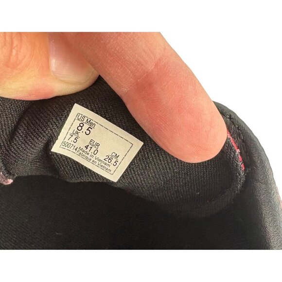 VANS Old Skool Tie Dye Skateboard Casual Shoe in Red & Black Size US 8.5 Mens - Picture 9 of 9